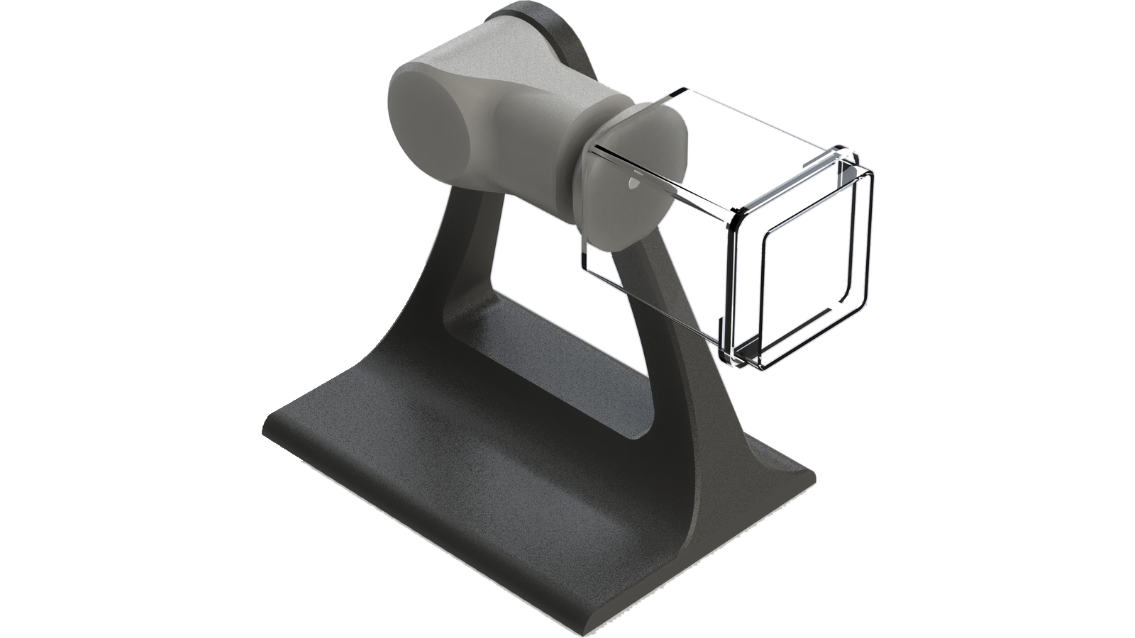 SciSpinner Duo single-axis clinostat, rendering