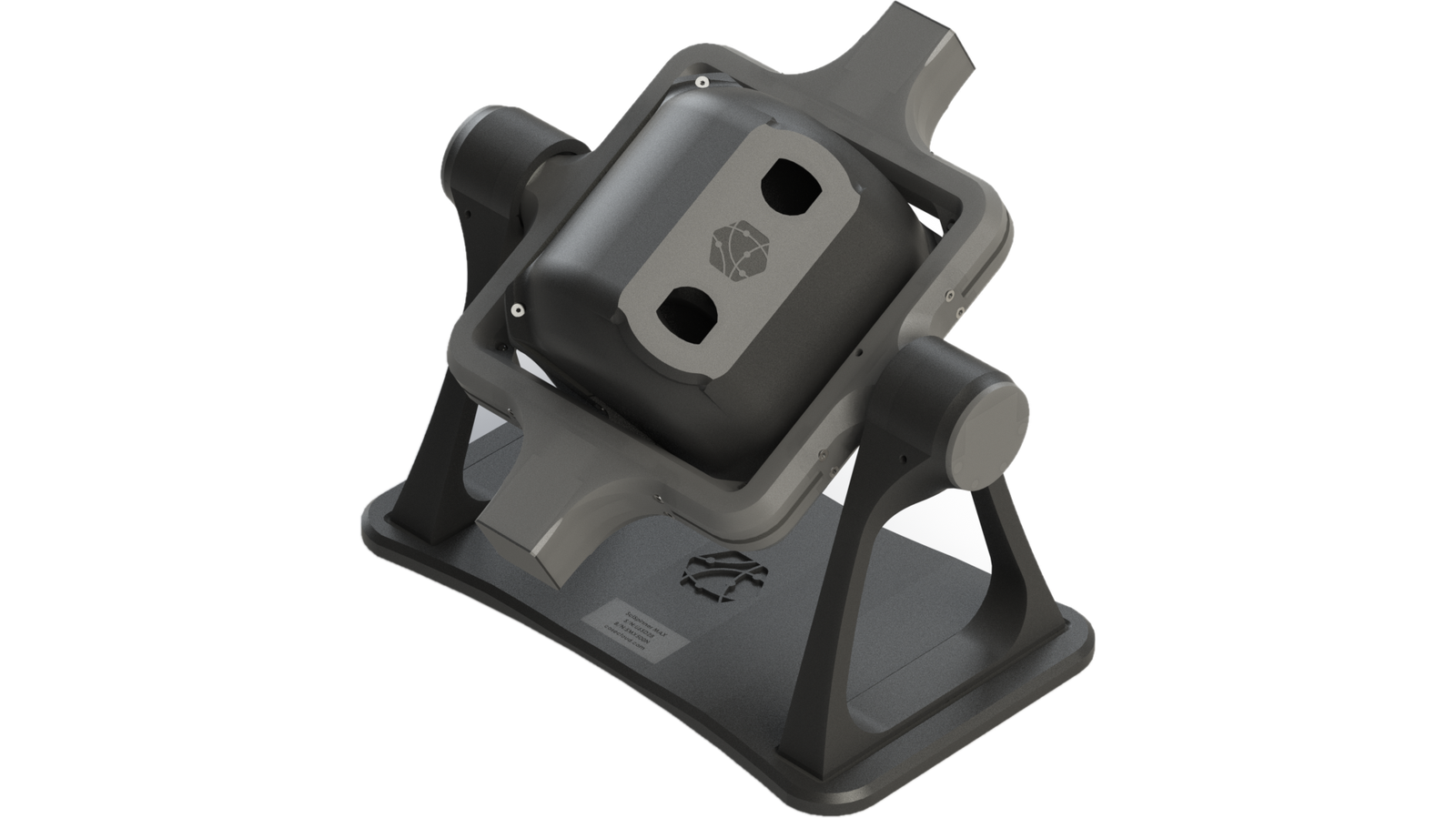 SciSpinner Max two-axis clinostat, rendering